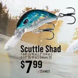 Cabela's Bass Pro Shops Scuttle Shad offer