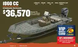 Cabela's Mercury 60 ELPT FourStroke & Custom Trailer offer