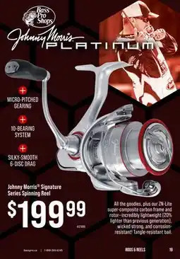 Cabela's Johnny Morris Signature Series Spinning Reel offer