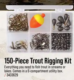 Cabela's Bass Pro Shops 150-Piece Trout Rigging Kit offer