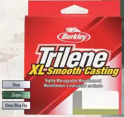 Cabela's Berkley Trilene XL Smooth Casting Line Filler Spool offer