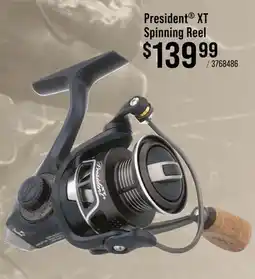 Cabela's President XT Spinning Reel offer
