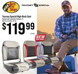 Cabela's Bass Pro Shop Tourney Special High-Back Seat offer