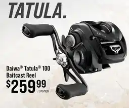 Cabela's Daiwa Tatula X TW 100 Baitcast Reel offer