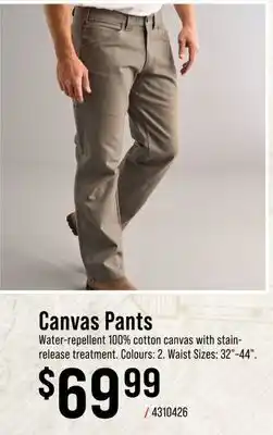Cabela's RedHead Ranch Bootcut Canvas Pants offer