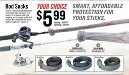 Cabela's Rod Socks offer