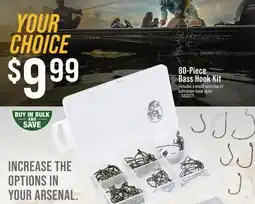 Cabela's Bass Pro Shops 80-Piece Bass Hook Kit offer