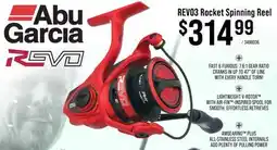 Cabela's Abu Garcia REVO3 Rocket Spinning Reel offer