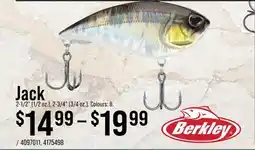 Cabela's Berkley Jack offer