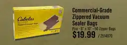 Cabela's Cabela's Commercial-Grade Zippered Vacuum Sealer Bags offer