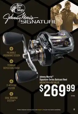 Cabela's Johnny Morris Signature Series Baitcast Reel offer