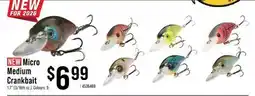 Cabela's Bass Pro Shops Micro Medium Crankbait offer