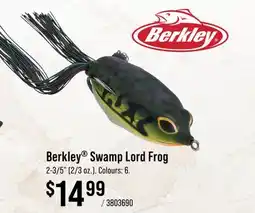 Cabela's Berkley Swamp Lord Frog offer