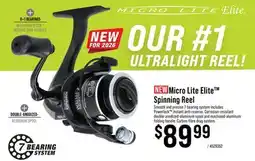 Cabela's Bass Pro Shops Micro Lite Elite Spinning Reel offer