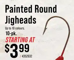 Cabela's Bass Pro Shops Painted Round Jighead offer