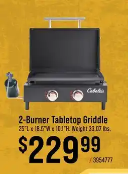 Cabela's Cabela's 2-Burner Tabletop Griddle offer