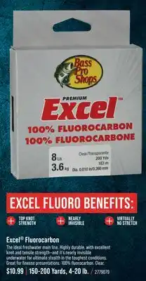 Cabela's Bass Pro Shops Excel Fluorocarbon offer