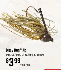 Cabela's Strike King Bitsy Bug Mini Jig offer