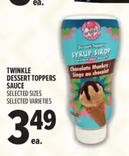 Metro Twinkle dessert toppers sauce offer