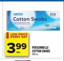 Metro Personnelle cotton swabs offer