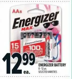 Metro Energizer battery offer