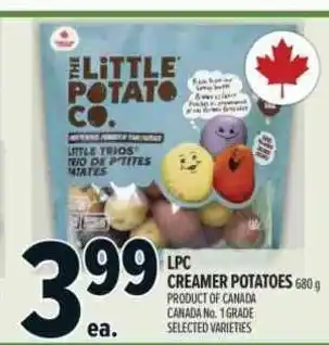 Metro Lpc creamer potatoes offer