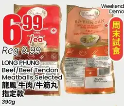 Btrust Supermarket Long Phung Beef Beef Tendon Meatballs Selected offer
