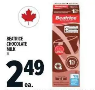Metro Beatrice chocolate milk offer