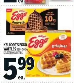 Metro Kellogg's eggo waffles offer