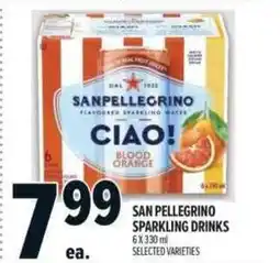 Metro San pellegrino sparkling drinks offer