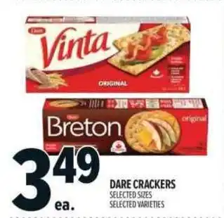 Metro Dare crackers offer