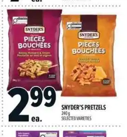 Metro Snyder's pretzels offer