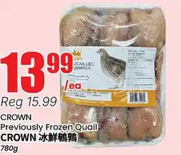 Btrust Supermarket Crown Previously Frozen Quail offer