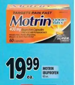 Metro Motrin ibuprofen 60 un offer