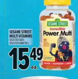 Metro Sesame street multivitamins offer
