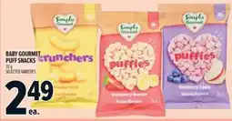 Metro Baby gourmet puff snacks offer