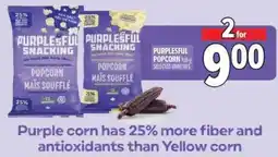 Metro Purplesful popcorn offer