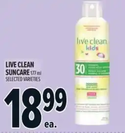 Metro Live clean suncare offer