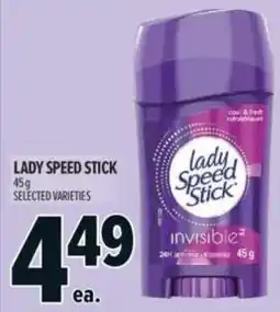Metro Lady speed stick offer