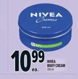 Metro Nivea body cream offer
