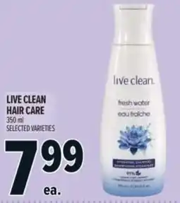 Metro Live clean hair care offer