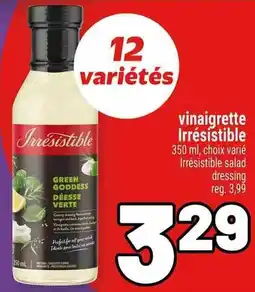 Metro vinaigrette Irrésistible offer