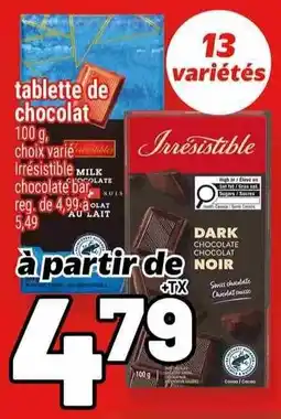 Metro Tablette de chocolat offer