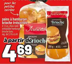 Metro Pains à hamburger brioche irrésistible offer