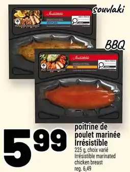 Metro Poitrine de poulet marinée irrésistible offer