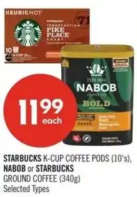 Shoppers Drug Mart STARBUCKS K-cup coffee pods offer