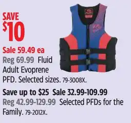 Canadian Tire Fluid Adult Evoprene offer