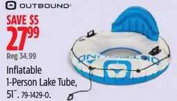 Canadian Tire Inflatable 1 Person Lake Tube 51 offer
