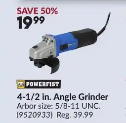 Princess Auto POWERFIST 4-1/2 in. Angle Grinder offer