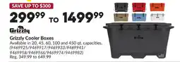 Princess Auto Grizzly Cooler Boxes offer